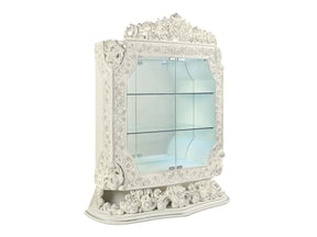 Adara Antique White Curio - Ornate Home