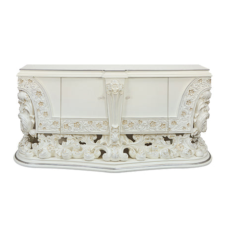 Adara Antique White Dresser - Ornate Home