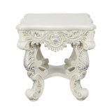 Adara Antique White End Table - Ornate Home
