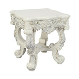 Adara Antique White End Table - Ornate Home