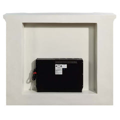 Adara Antique White Fireplace - Ornate Home
