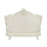 Adara Antique White Loveseat - Ornate Home
