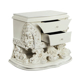 Adara Antique White Nightstand - Ornate Home
