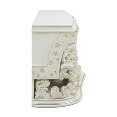 Adara Antique White Server - Ornate Home