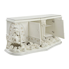 Adara Antique White Server - Ornate Home