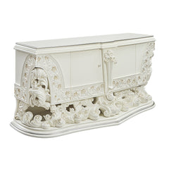 Adara Antique White Server - Ornate Home