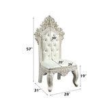 Adara Antique White Side Chair (Set-2) - Ornate Home