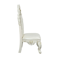 Adara Antique White Side Chair (Set-2) - Ornate Home