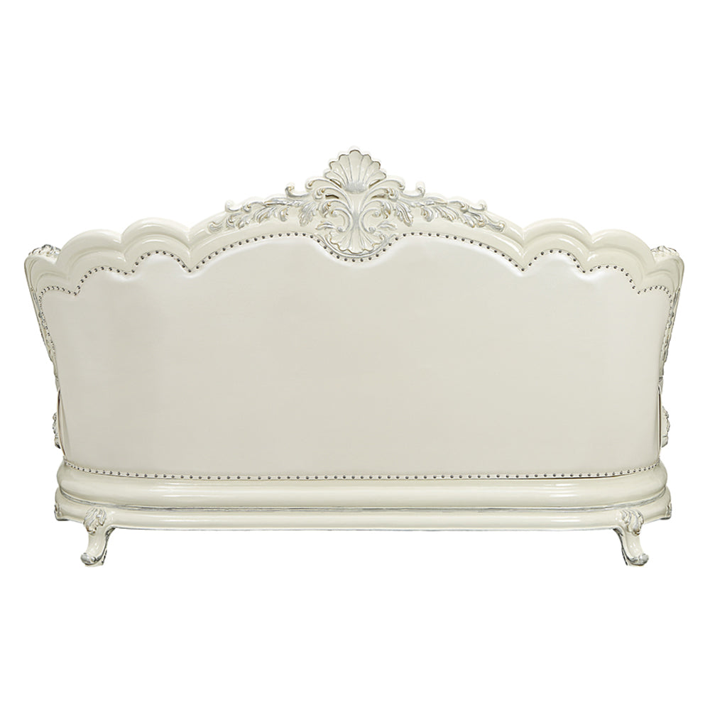 Adara Antique White Sofa - Ornate Home