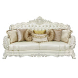 Adara Antique White Sofa - Ornate Home