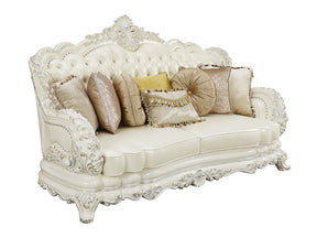 Adara Antique White Sofa - Ornate Home