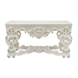 Adara Antique White Sofa Table - Ornate Home