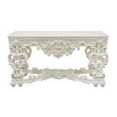 Adara Antique White Sofa Table - Ornate Home