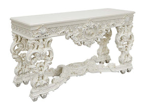 Adara Antique White Sofa Table - Ornate Home