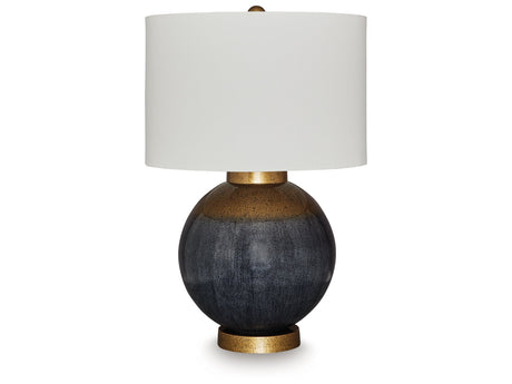 Adara Blue/Gold Finish Table Lamp - Ornate Home
