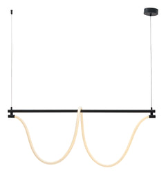 Adder Black Ceiling Lamp - Ornate Home