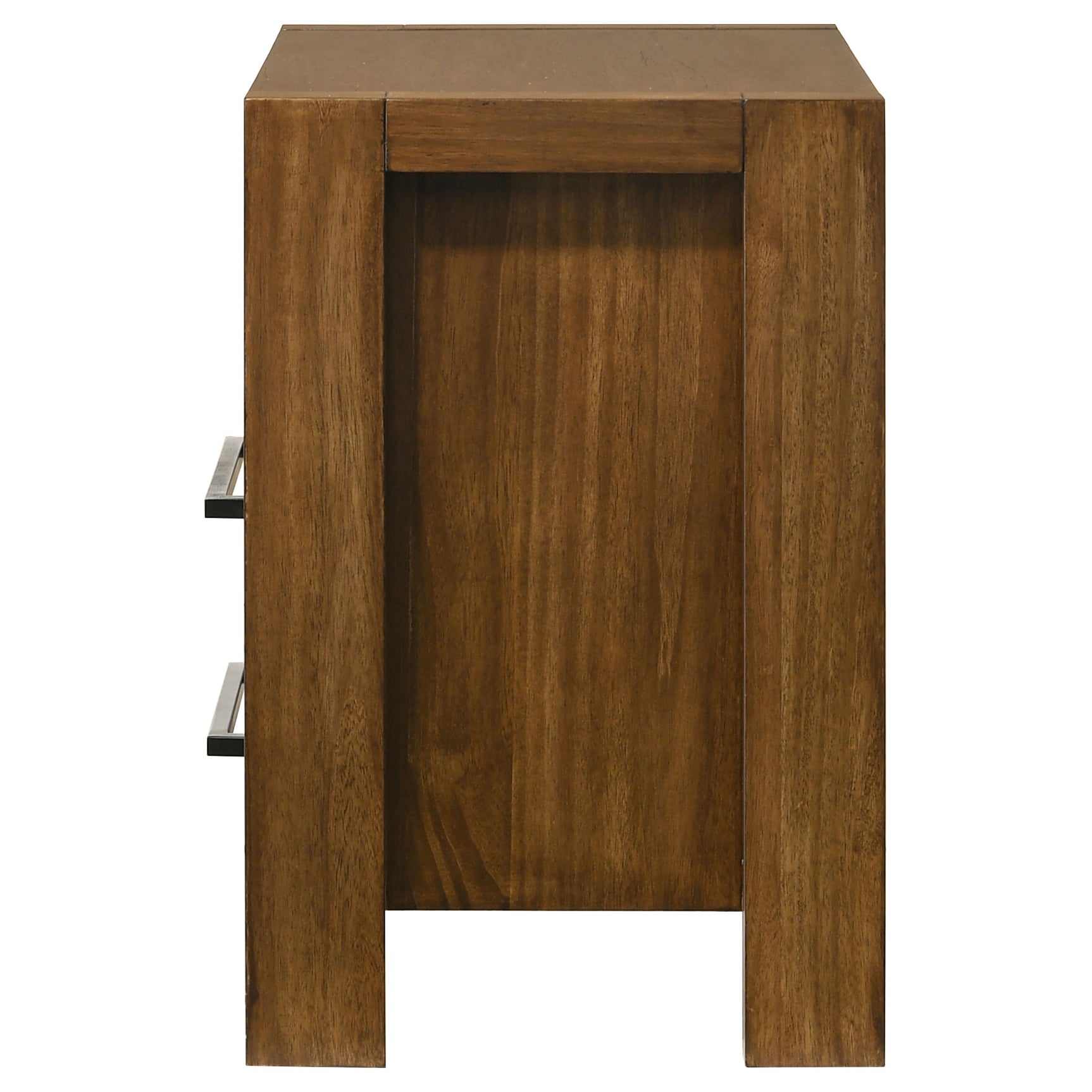 Adderley Warm Brown 2-drawer Nightstand Bedside Table - Ornate Home