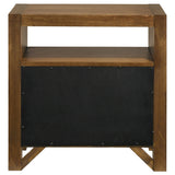 Adderley Warm Brown 2-drawer Nightstand Bedside Table - Ornate Home