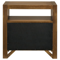 Adderley Warm Brown 2-drawer Nightstand Bedside Table - Ornate Home