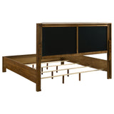 Adderley Warm Brown 4-piece Eastern King Bedroom Set - Ornate Home
