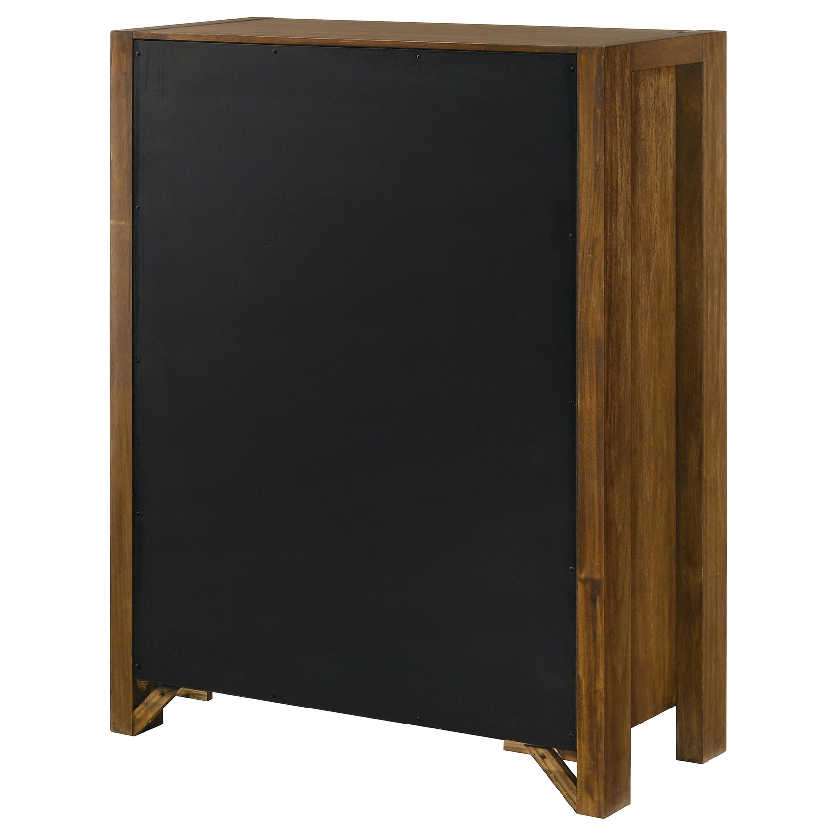 Adderley Warm Brown 5-drawer Bedroom Chest of Drawers - Ornate Home