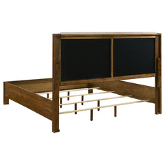 Adderley Warm Brown 5-piece Eastern King Bedroom Set - Ornate Home