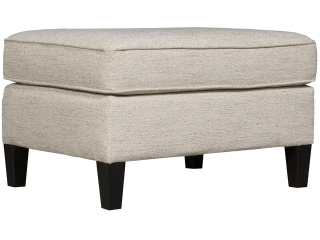 Addison Beige/Tan Fabric Ottoman - Ornate Home