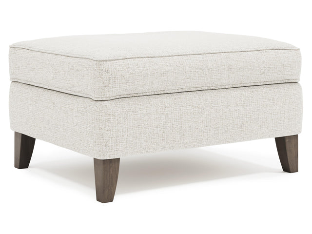 Addison Grey Fabric Ottoman - Ornate Home