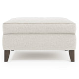 Addison Grey Fabric Ottoman - Ornate Home