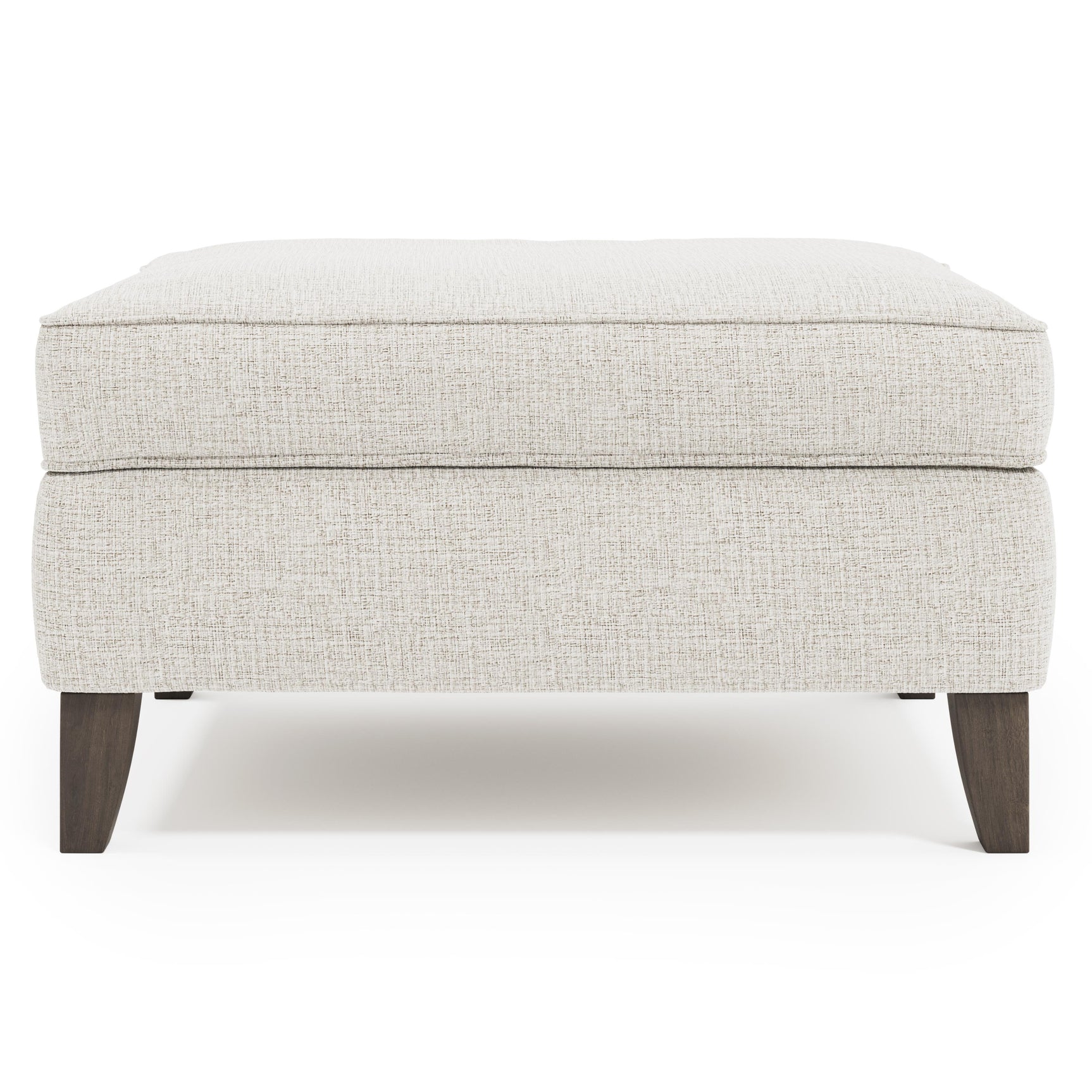 Addison Grey Fabric Ottoman - Ornate Home