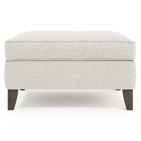 Addison Grey Fabric Ottoman - Ornate Home