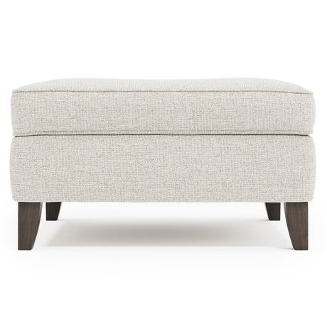 Addison Grey Fabric Ottoman - Ornate Home