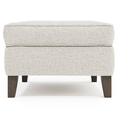 Addison Grey Fabric Ottoman - Ornate Home