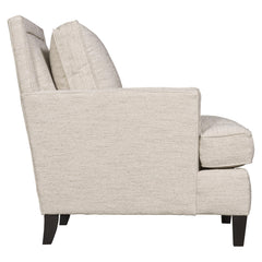 Addison White/Cream Fabric Chair - Ornate Home