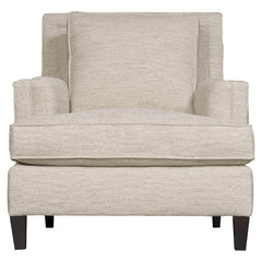 Addison White/Cream Fabric Chair - Ornate Home
