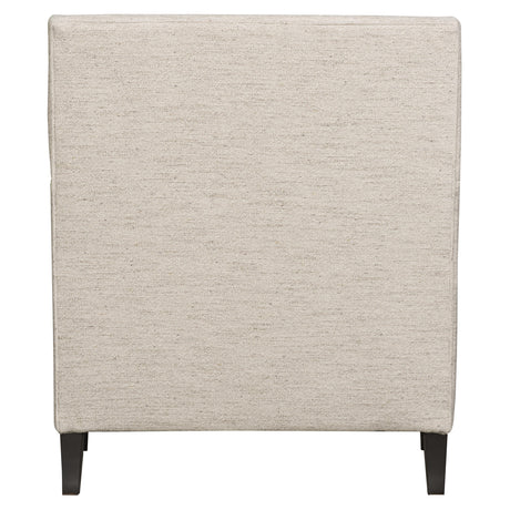 Addison White/Cream Fabric Chair - Ornate Home