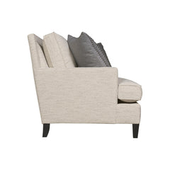 Addison White/Cream Fabric Loveseat - Ornate Home