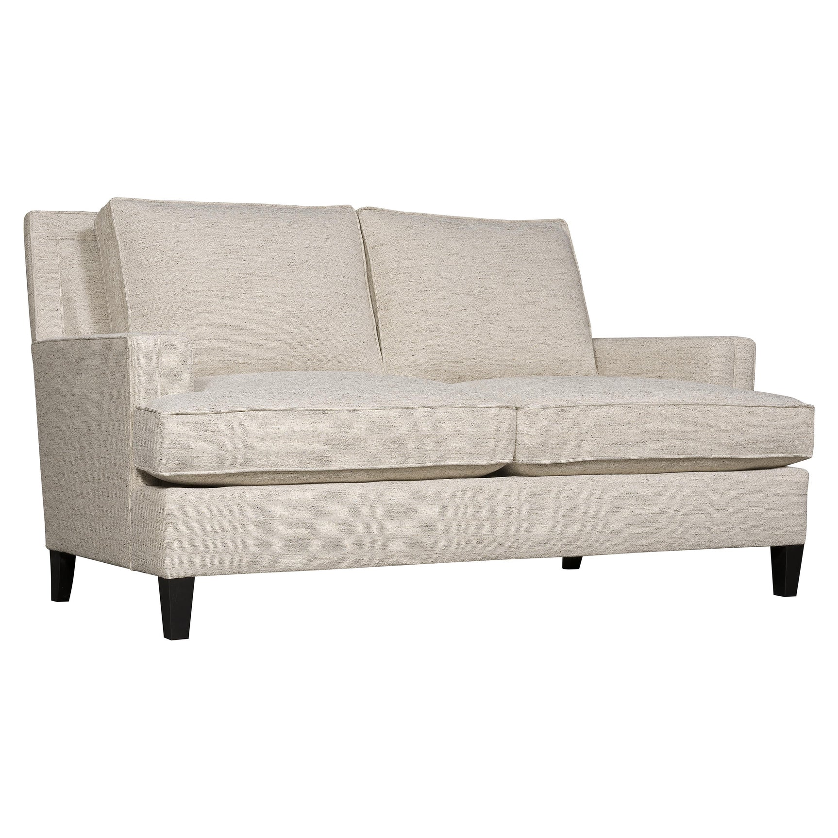 Addison White/Cream Fabric Loveseat - Ornate Home