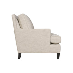 Addison White/Cream Fabric Loveseat - Ornate Home