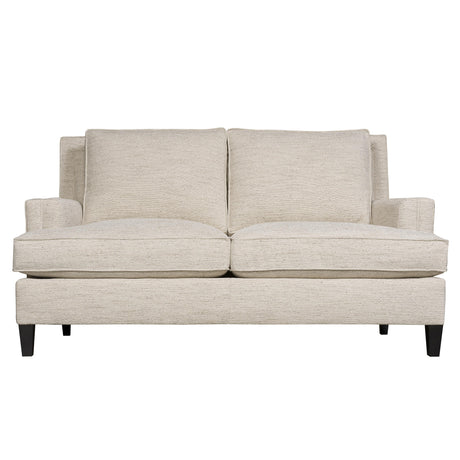 Addison White/Cream Fabric Loveseat - Ornate Home
