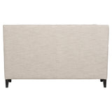 Addison White/Cream Fabric Loveseat - Ornate Home
