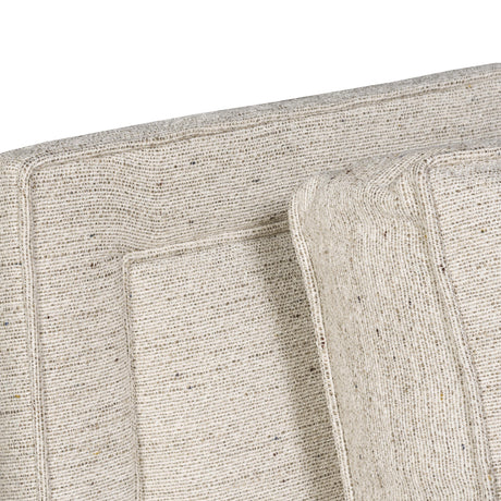 Addison White/Cream Fabric Loveseat - Ornate Home