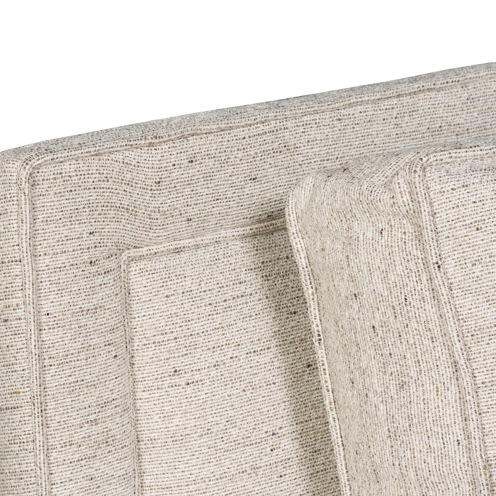 Addison White/Cream Fabric Sofa - Ornate Home