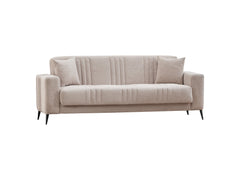 Adela Cream 3-pieces (Sofa & Loveseat & Chair) Living Room Set - Ornate Home