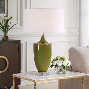 Adela Moss Green Table Lamp - Ornate Home
