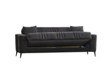 Adela Anthracite 3-pieces (Sofa & Loveseat & Chair) Living Room Set