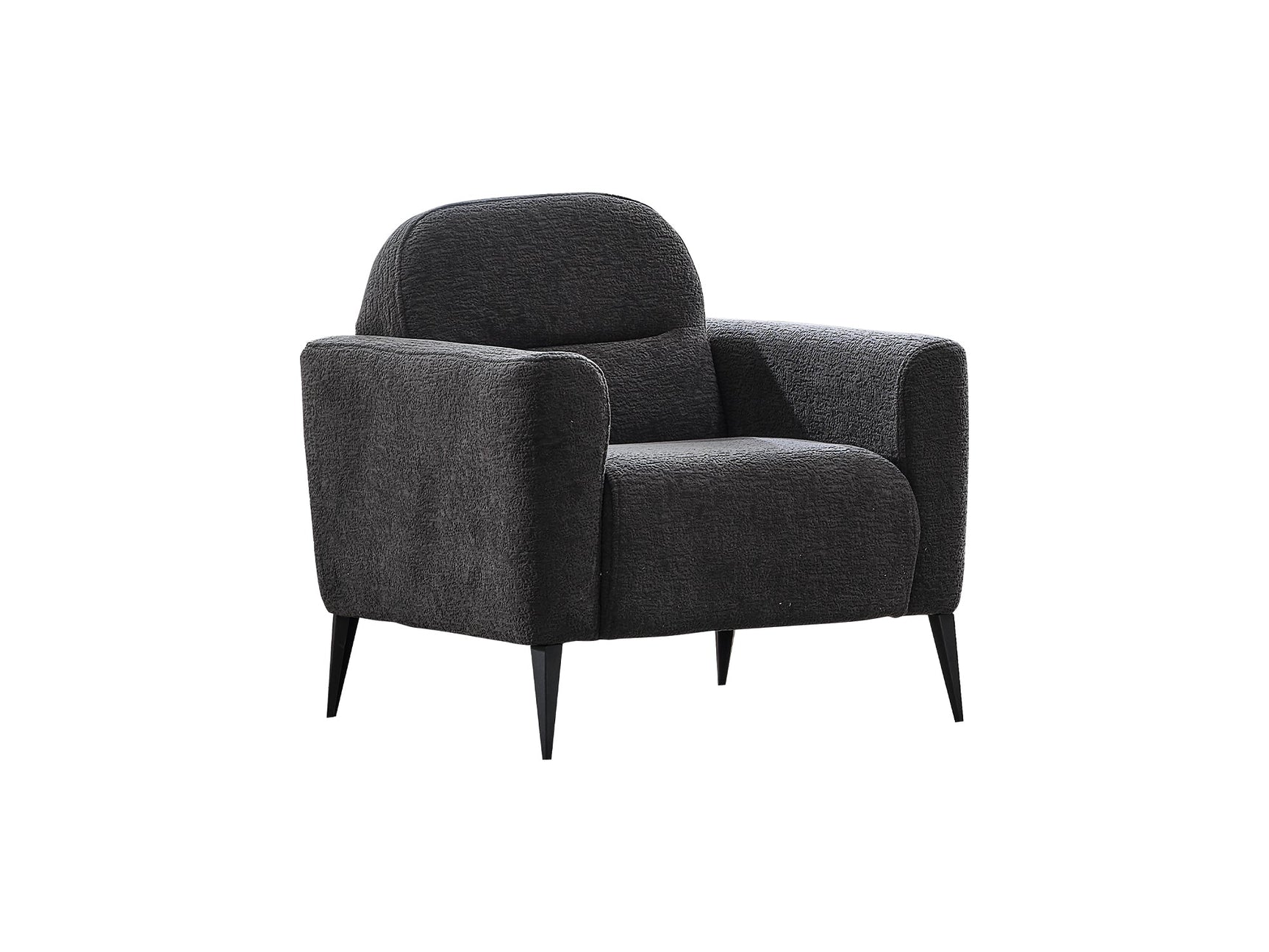 Adela Anthracite 3-pieces (Sofa & Loveseat & Chair) Living Room Set