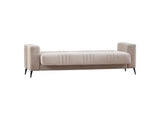 Adela Cream Convertible Sofa