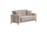 Adela Cream 3-pieces (Sofa & Loveseat & Chair) Living Room Set