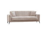 Adela Cream 3-pieces (Sofa & Loveseat & Chair) Living Room Set